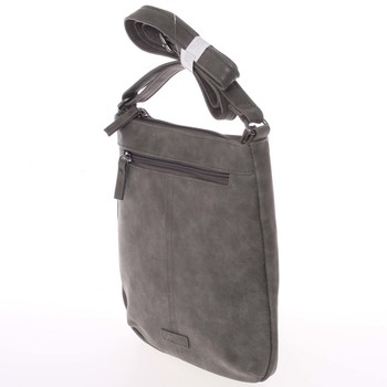 Dámska elegantná crossbody kabelka tmavo šedá - Piace Molto Narah