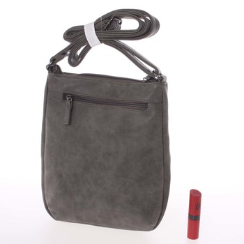 Dámska elegantná crossbody kabelka tmavo šedá - Piace Molto Narah
