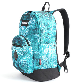 Originálne ľahký školský a cestovný ruksak zelený - Highland 8275
