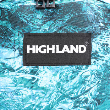 Originálne ľahký školský a cestovný ruksak zelený - Highland 8275