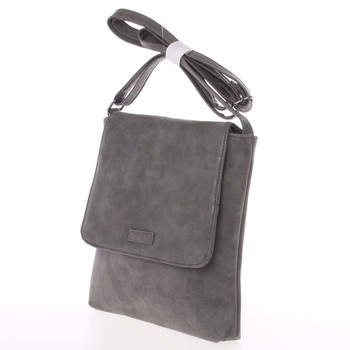 Elegantná dámska crossbody kabelka sivá - Piace Molto Narcissa