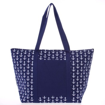 Luxusná modrá plážová taška - Delami Spirance