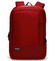 Kvalitné školské a cestovný ruksak červený - Travel plus 0100