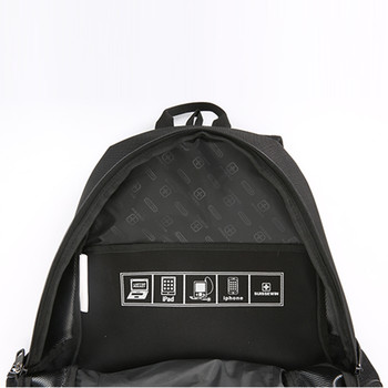 Pohodlný multifunkčný priedušný batoh čierno šedý - Suissewin 7029