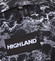 Originálne ľahký školský a cestovný batoh čierno šedý - Highland 8275