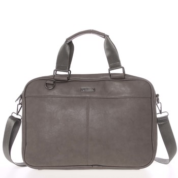 Mäkká taška na spisy a notebook tmavá taupe - Bellugio Maris