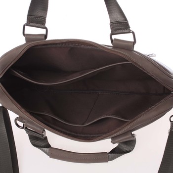 Mäkká taška na spisy a notebook tmavá taupe - Bellugio Maris