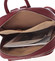Luxusný kožený dámsky batoh červený - Gerard HENON Comtessar