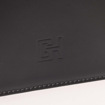 Pánska kožená taška cez rameno na doklady čierna - Gerard HENON Sheldon