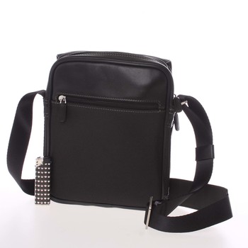 Pánska kožená taška cez rameno na doklady čierna - Gerard HENON Sheldon