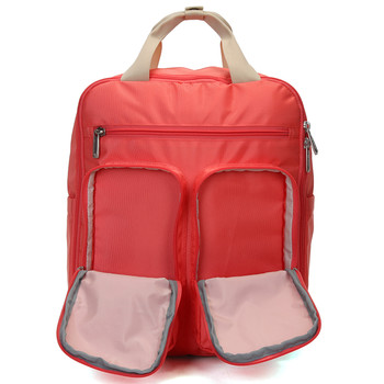 Plne funkčný dámsky batoh lososový - Travel Plus 0632