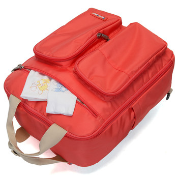 Plne funkčný dámsky batoh lososový - Travel Plus 0632