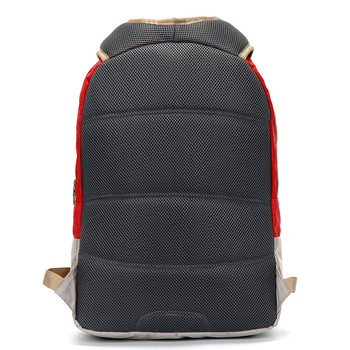 Moderný červený školský a cestovný ruksak - Travel plus 0617