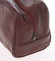 Pánska hnedá kožená kozmetická taška - E680