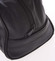 Pánska čierna kožená kozmetická taška - E680