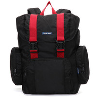 Veľký čierno červený cestovný batoh - Travel plus 7503