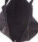 Veľká dámska kožená kabelka cez rameno čierna - ItalY Ocypete