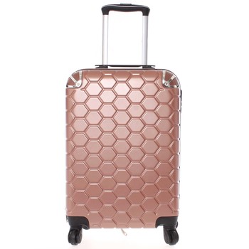 Ružový cestovný kufor pevný - Ormi Hive S