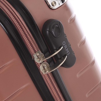 Ružový cestovný kufor pevný - Ormi Hive S