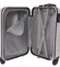 Stříbrný cestovní kufr pevný - Ormi Hive S