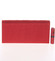 Elegantná dámska glitterová listová kabelka červená - Delami L023