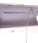 Elegantná podlhovastá listová kabelka strieborná - Delami D714