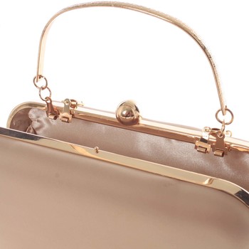 Moderná menšia dámska listová kabelka khaki - Delami L058