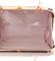 Moderná menšia dámska listová kabelka marhuľová - Delami L058