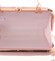 Moderná menšia dámska listová kabelka tmavoružová - Delami L058