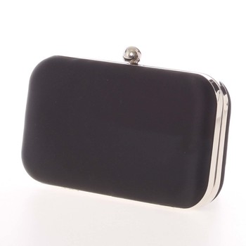 Moderná menšia dámska listová kabelka čierna - Delami L058