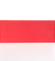 Decentná saténová listová kabelka červená - Delami P355