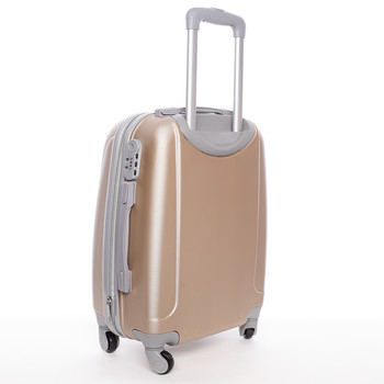 Pevný cestovný kufor zlatý - Ormi Evenger L