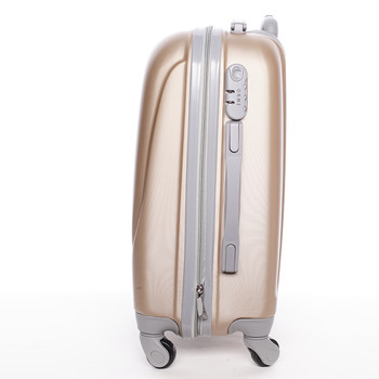 Pevný cestovný kufor zlatý - Ormi Evenger L