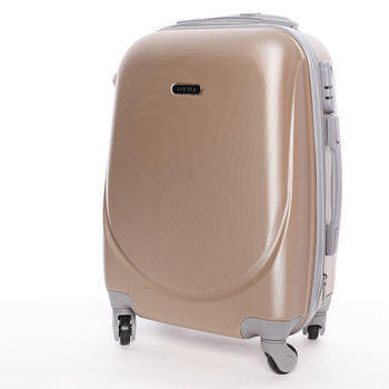 Pevný cestovný kufor zlatý - Ormi Evenger L