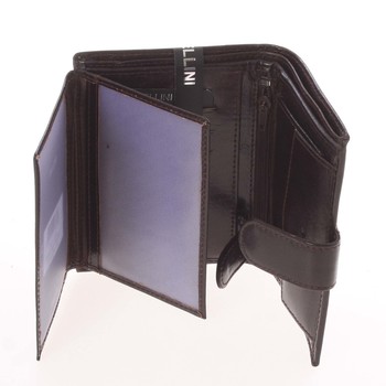 Originálna pánska kožená peňaženka čierna s odleskom - Ellina Daedalus