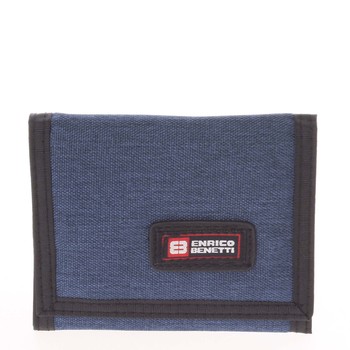 Peňaženka látková jeansová modrá - Enrico Benetti 4500