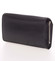 Praktická dámska väčšia čierna kožená peňaženka - Ellini Patia