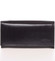 Veľká dámska čierna kožená peňaženka - Bellugio Omega