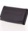 Veľká elegantná kožená peňaženka čierna - Bellugio Olimpia