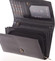 Veľká elegantná kožená peňaženka čierna - Bellugio Olimpia