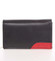 Väčšia dámska kožená peňaženka čierna - Bellugio Paolina