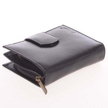 Veľká dámska čierna kožená peňaženka - Ellini Ophelia
