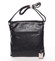 Moderná strednej crossbody kabelka čierna - Delami Karlie