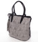 Jedinečná dámska semišová kabelka sivá - MARIA C Emmalee