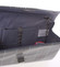 Moderná kockovaná sivo-čierna listová kabelka - Delami L067