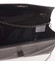 Moderná kockovaná čierna listová kabelka - Delami L067