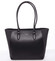Elegantní dámská černá pevná kabelka - David Jones Anaya