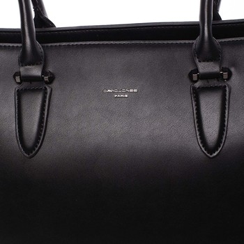 Elegantní dámská černá pevná kabelka - David Jones Anaya