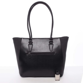 Elegantní dámská černá pevná kabelka - David Jones Anaya