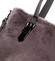 Exkluzívny kožušinová kabelka do ruky sivá - MARIA C Zoey